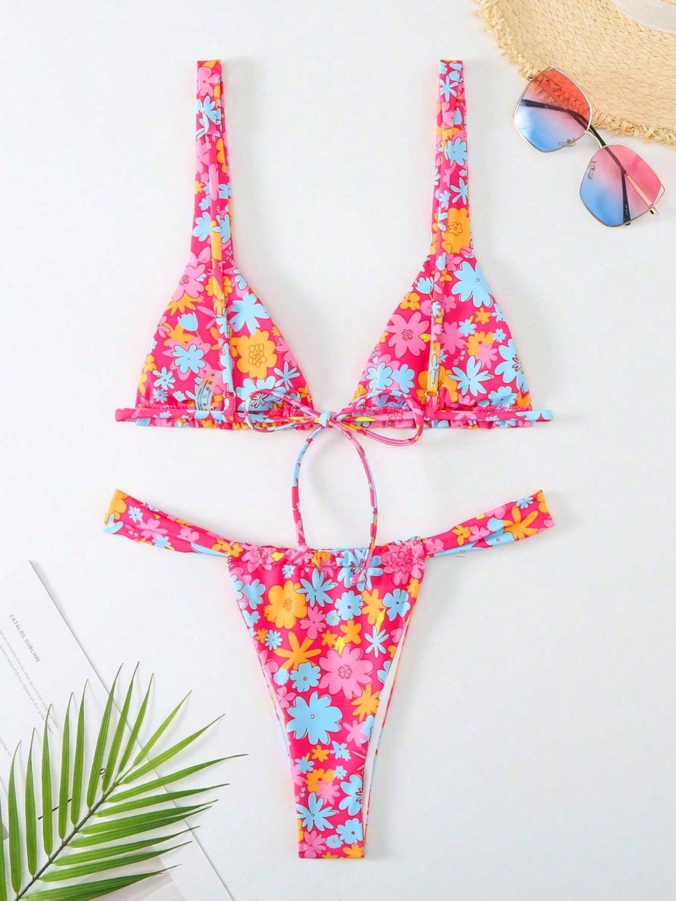 Womens Printed Bikini Swimwear